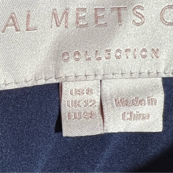 Anthropology Gal Meets Glam Siena Navy Floral Halter Button Maxi Dress Sz 8 NWOT - Picture 14 of 16